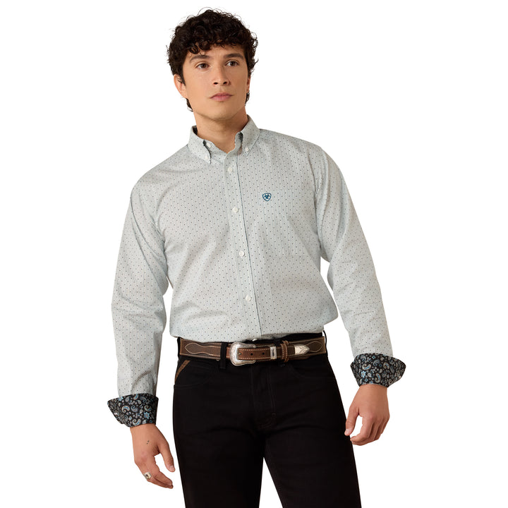 Ariat Mens Wrinkle Free Bryton Fitted Shirt