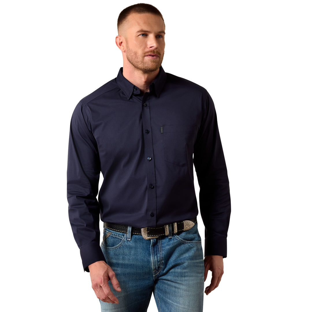 Ariat Mens Navy Everything Classic Fit Shirt