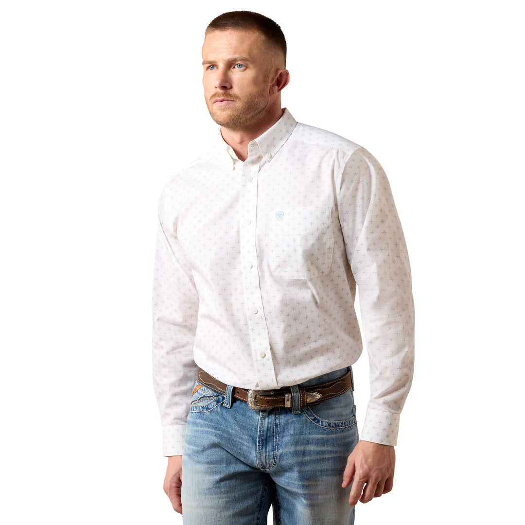 Ariat Mens Wrinkle Free Barlow Classic Fit Shirt