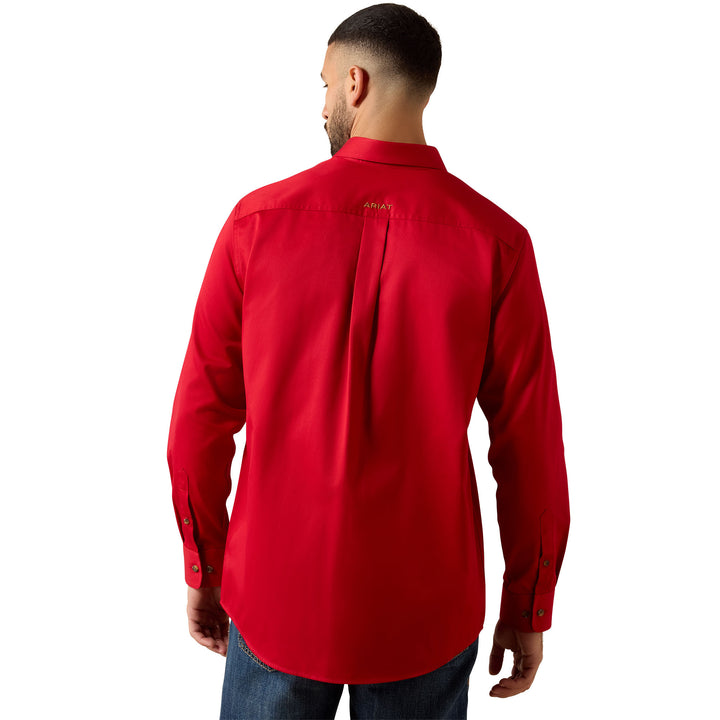 Ariat Mens Solid Twill Classic Fit Shirt