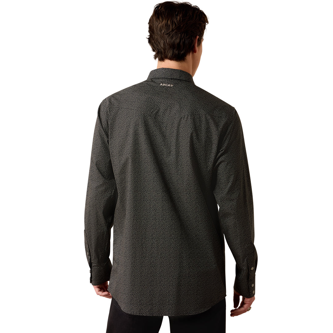 Ariat Mens Wrinkle Free Braven Fitted Snap Shirt