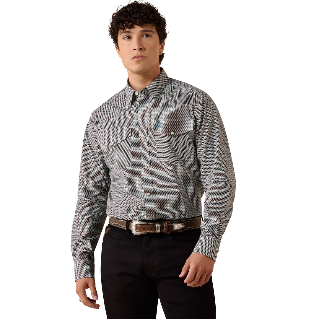 Ariat Mens Chas Fitted Snap Shirt