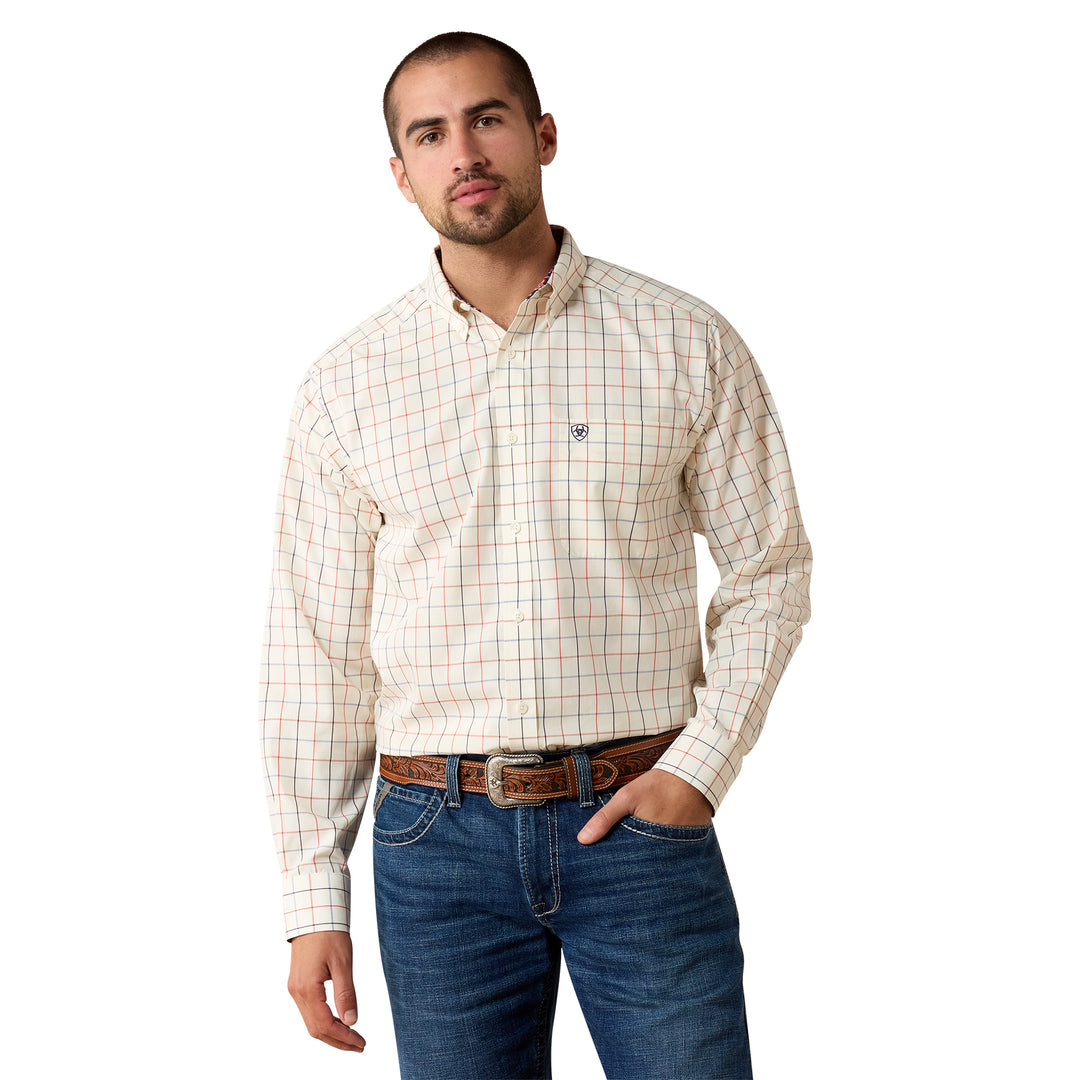 Ariat Mens West Classic Fit Long Sleeve Shirt