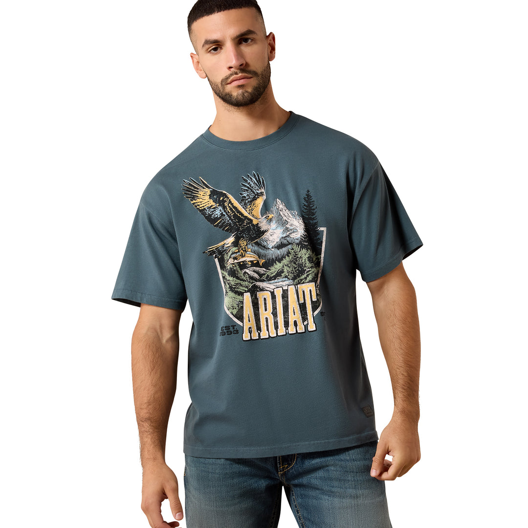 Ariat Mens Real Cowboy ToughStock Boxy T-Shirt