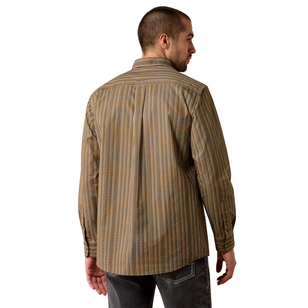 Ariat Mens Striped Coby Classic Fit Long Sleeve Shirt