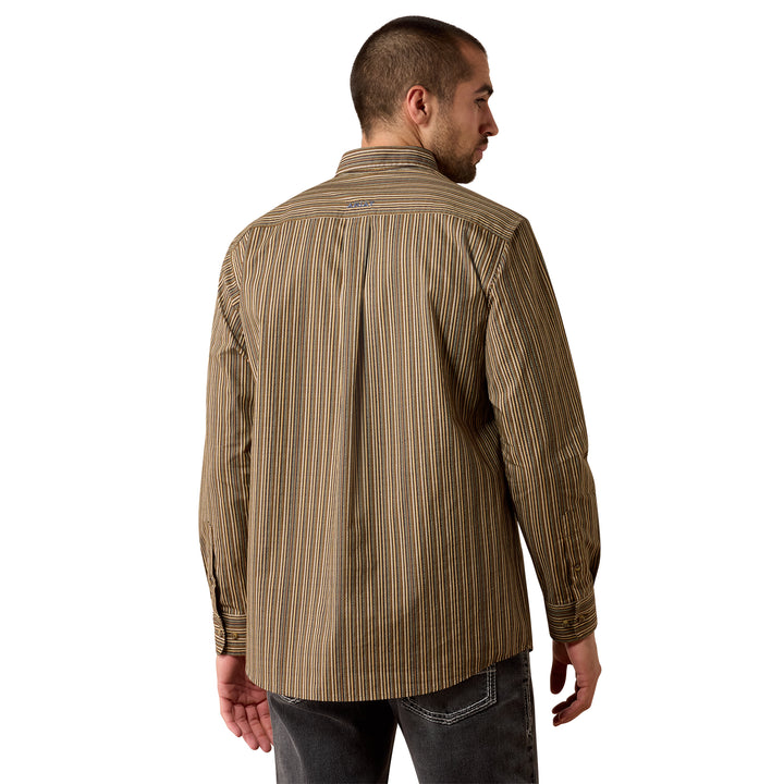 Ariat Mens Striped Coby Classic Fit Long Sleeve Shirt