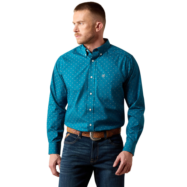 Ariat Mens Wrinkle Free Baptiste Classic Fit Shirt