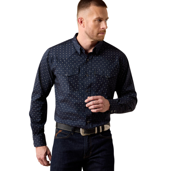 Ariat Mens Night Sky Everything Classic Fit Snap Shirt