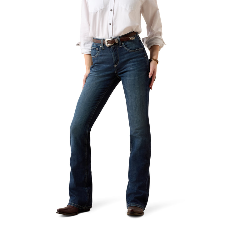 Ariat Womens High Rise Mazie Boot Cut Jeans