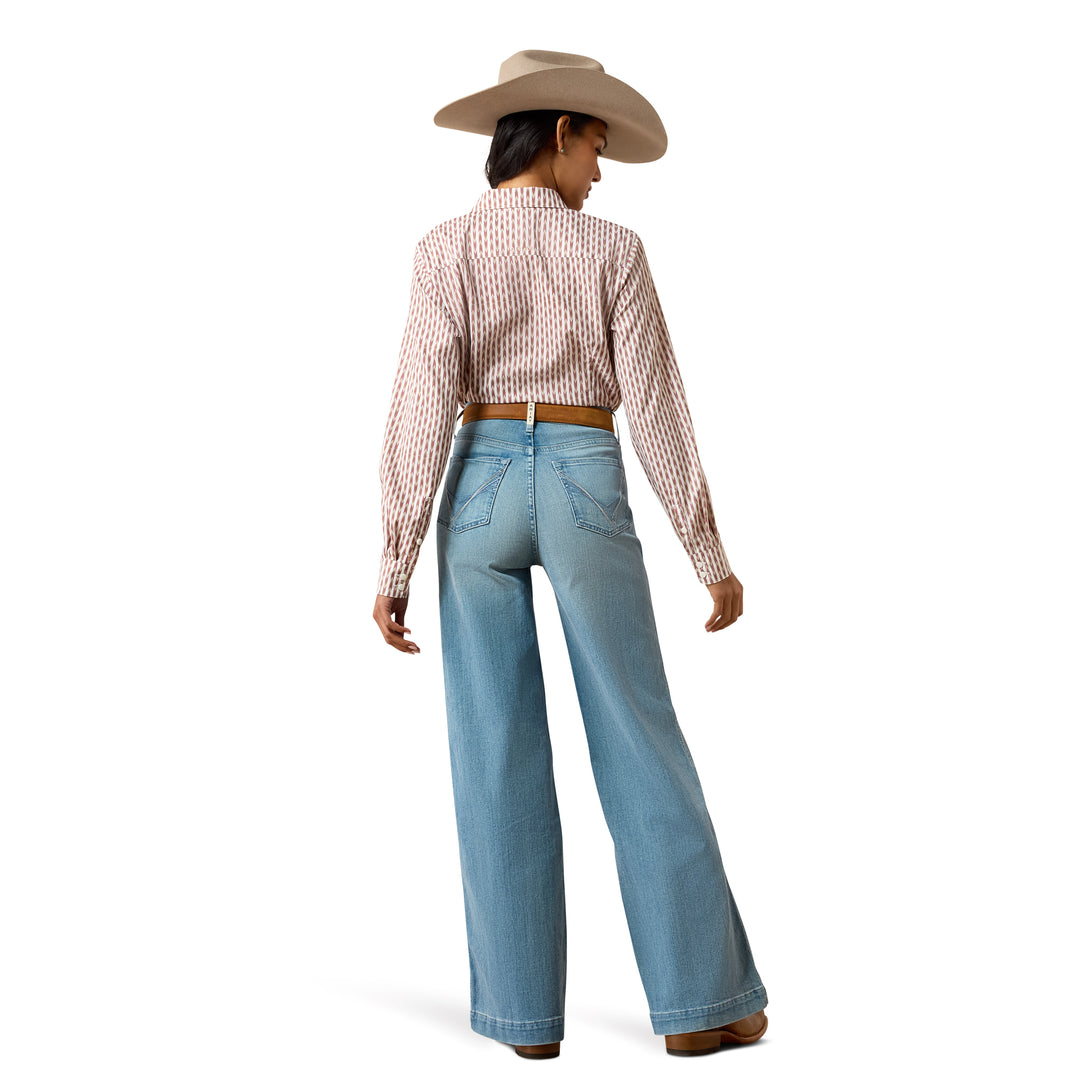 Ariat Womens Ultra High Rise Luana Wide Leg Jeans
