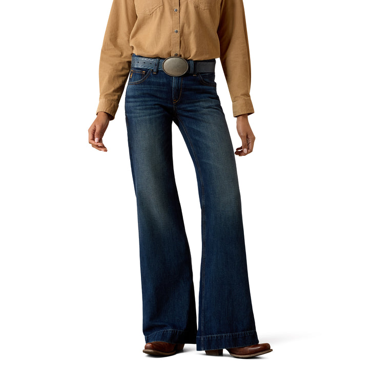 Ariat Womens Perfect Rise Petra Flipside Wide Leg Jeans