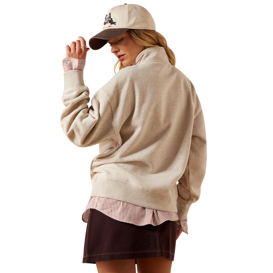 Ariat Womens Running Wild 1/2 Zip Sweatshirt