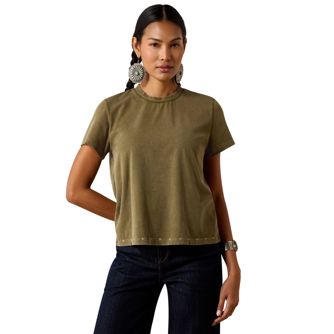 Ariat Womens Green Roping T-Shirt