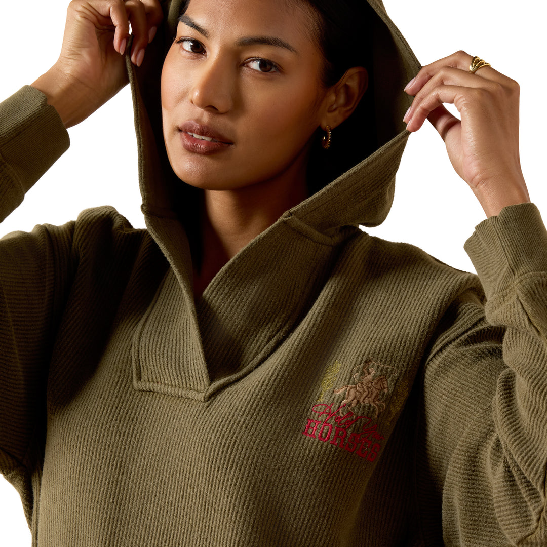 Ariat Womens Green Valencia Hoodie