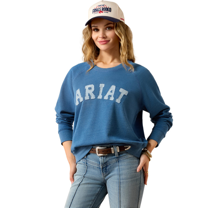 Ariat Womens Blue Essential Crew Sweatshirt