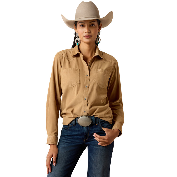 Ariat Womens Tigers Eye Billie Jean Shirt