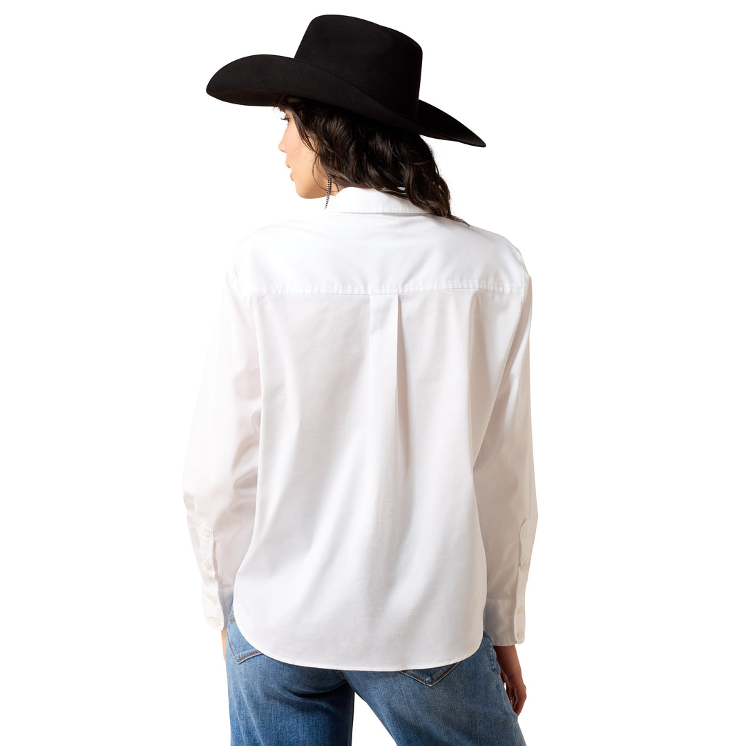 Ariat Womens White Everything Long Sleeve Shirt