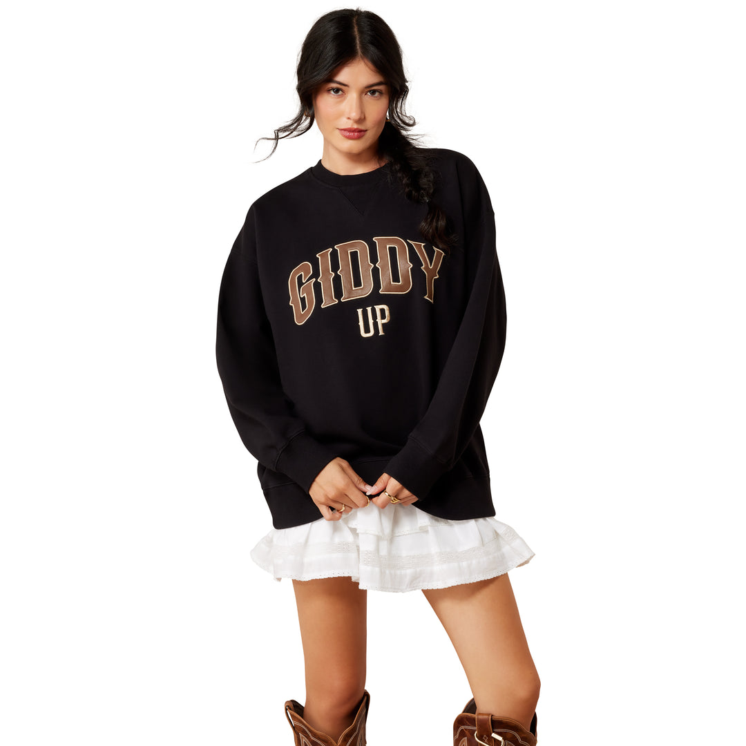 Ariat Womens Giddy Up Oversize Sweatshirt