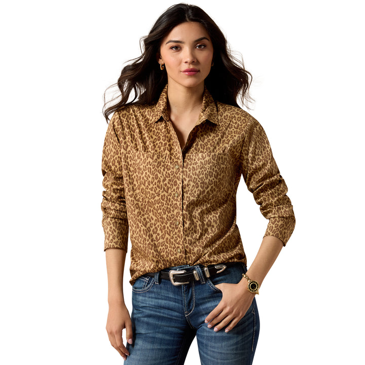 Ariat Womens Faded Leopard Everything Shirt