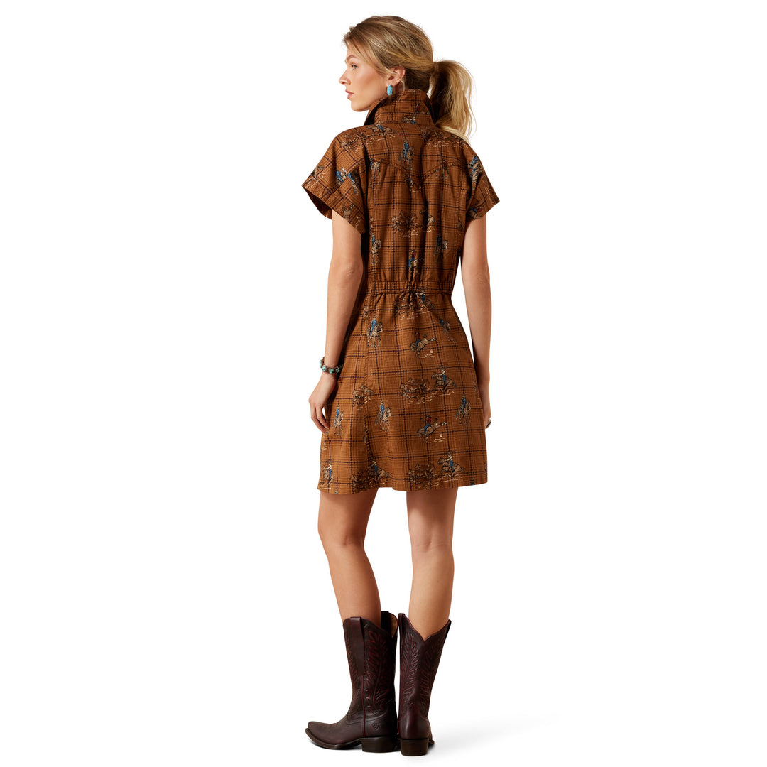 Ariat Womens Plaid Rodeo Cody Dress