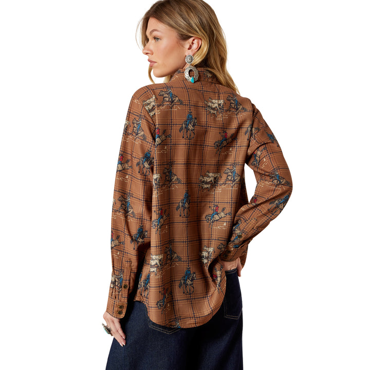 Ariat Womens Plaid Rodeo Homestyle Shirt