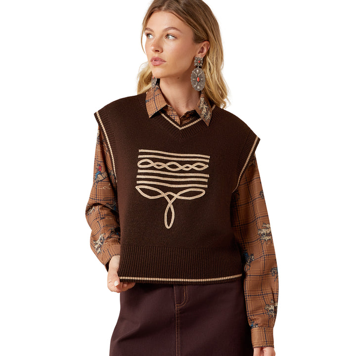 Ariat Womens Wichita Sweater Vest