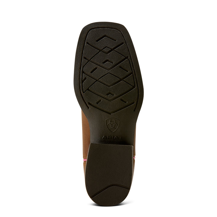 Ariat Girls Sundown Wide Square Toe Western Boot