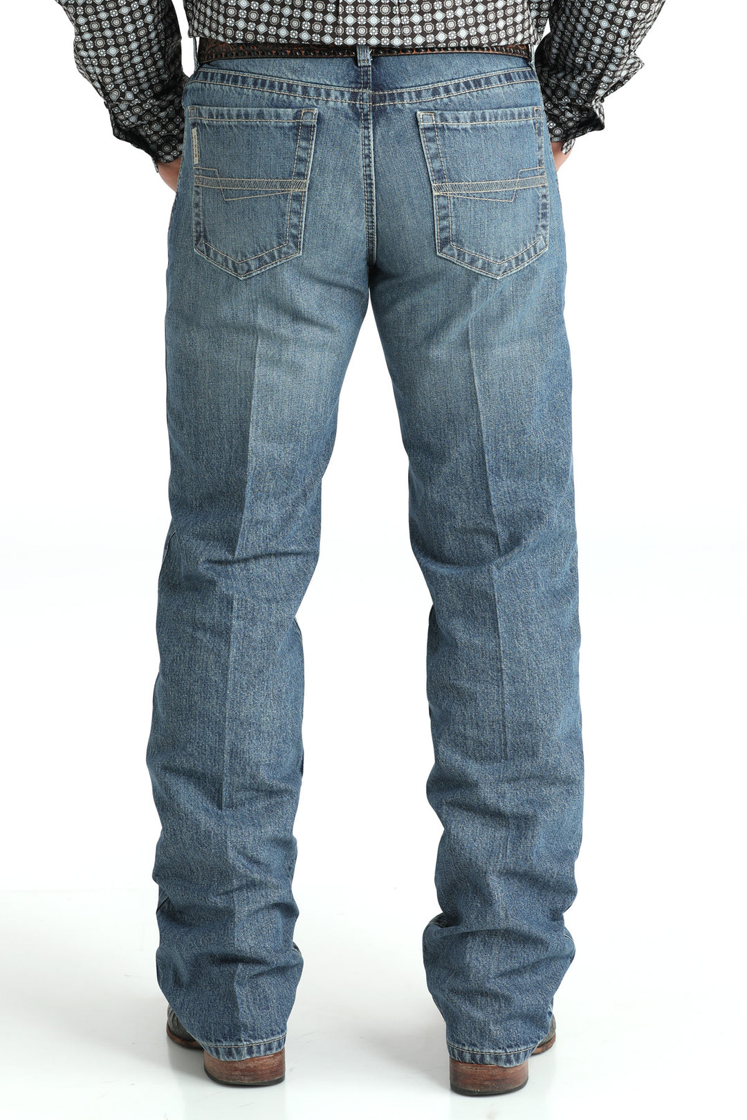 Cinch Mena Medium Stone Grant Relaxed Fit Jeans