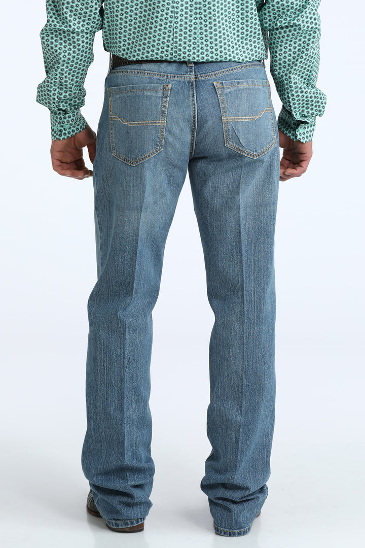 Cinch Mens Grant Medium Stone Relaxed Jeans