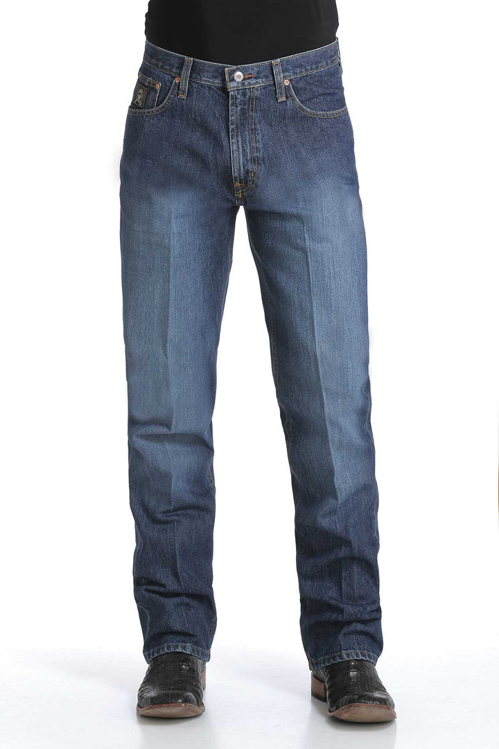 Cinch Mens Black Label Dark Jeans