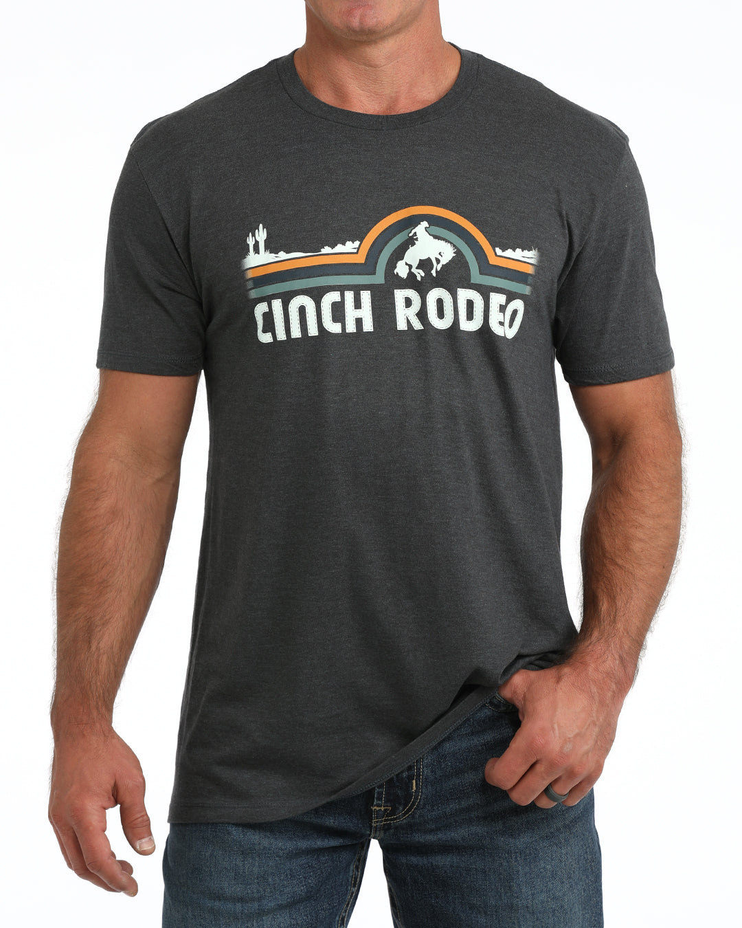 Cinch Mens Navy Rodeo Graphic Tee