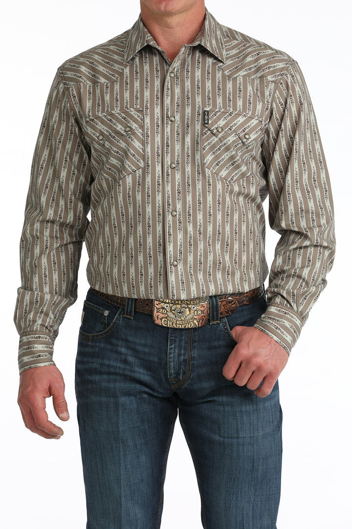 Cinch Mens Modern Fit Snap Front Western Shirt