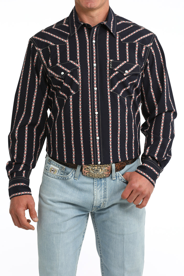 Cinch Mens Modern Print Long Sleeve Shirt