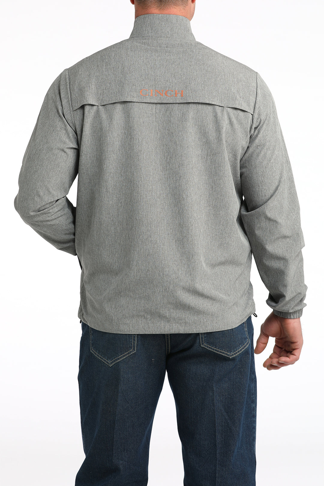 Cinch Mens Grey Windbreaker