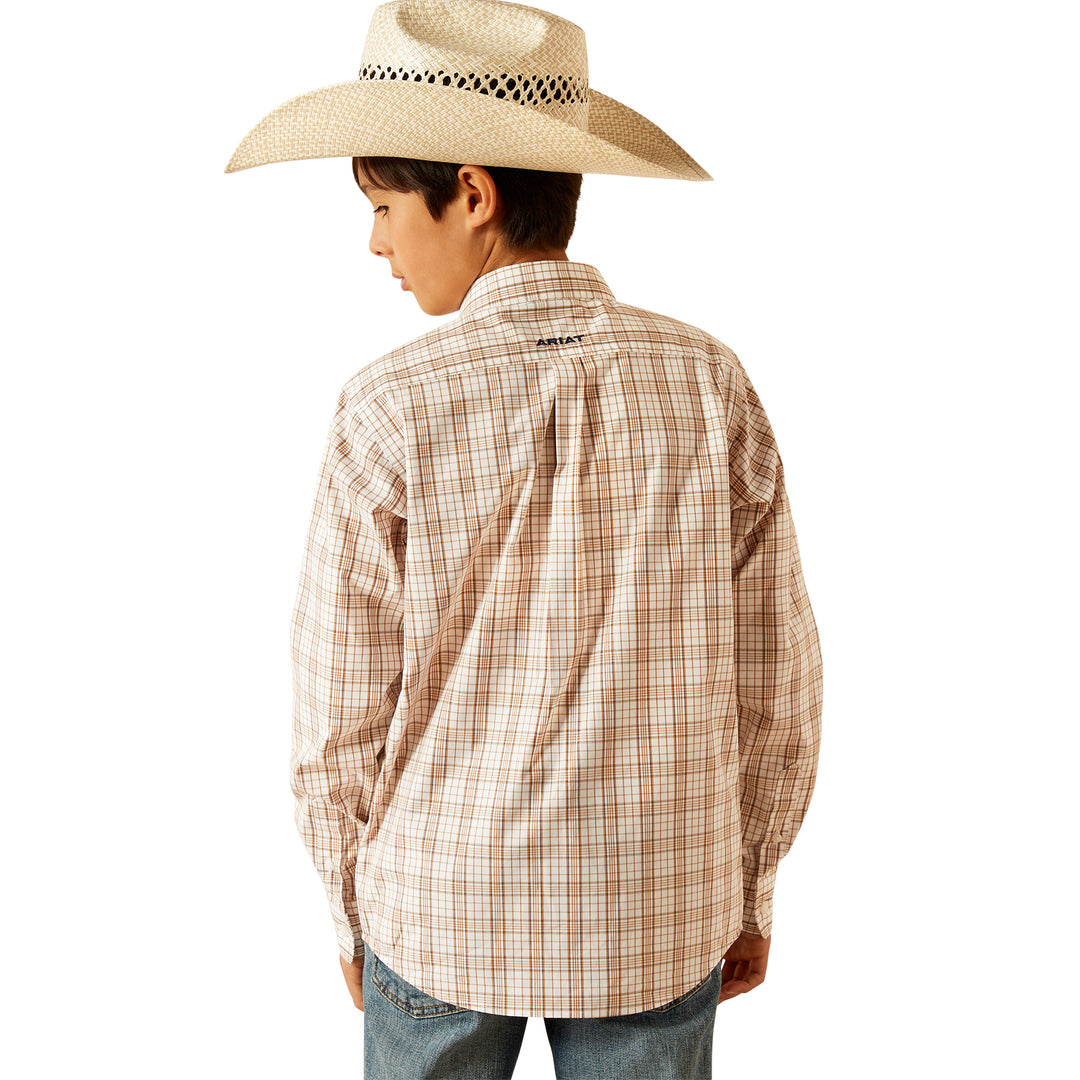 Arait Boys Light Brown Pro Series Jase Classic Fit Shirt