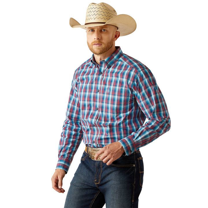 Ariat Mens Navy Pro Series Smith Classic Fit Shirt
