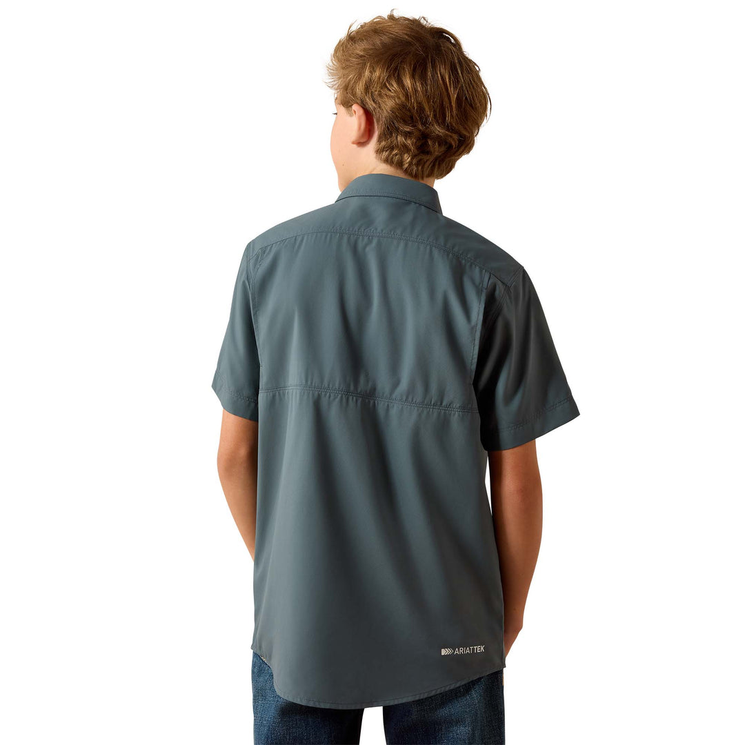 Ariat Boys Dark Slate VentTEK Outbound Classic Fit Shirt
