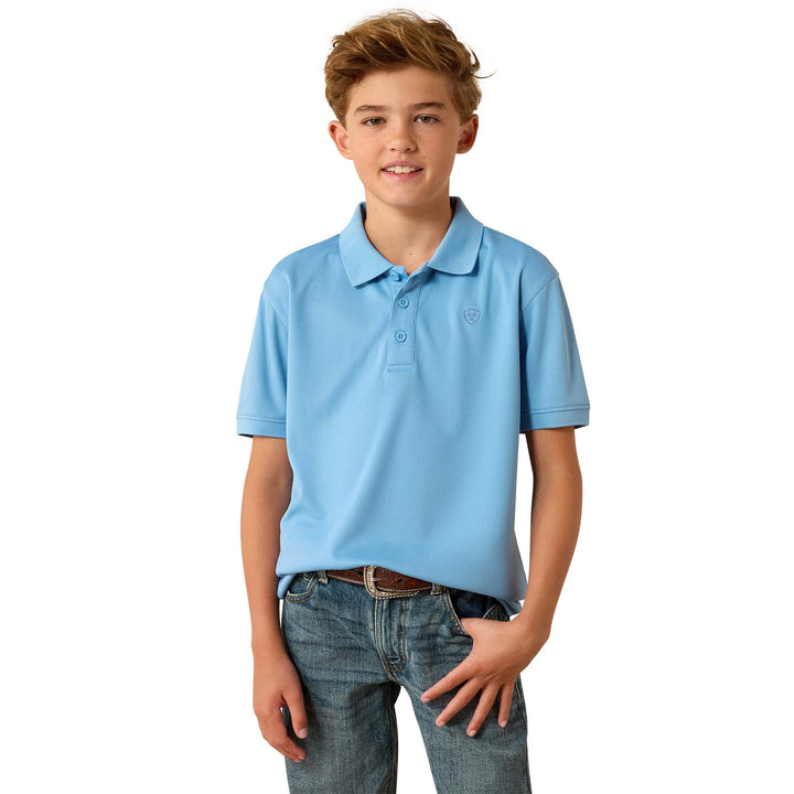 Ariat Boys Blue TEK Polo