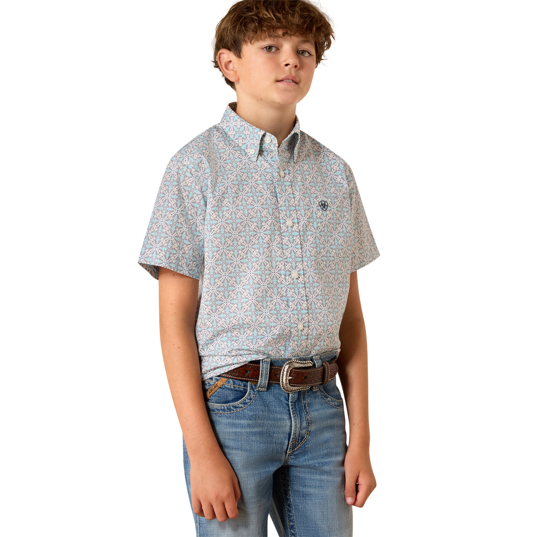 Ariat Boys Pier Short Sleeve Shirt