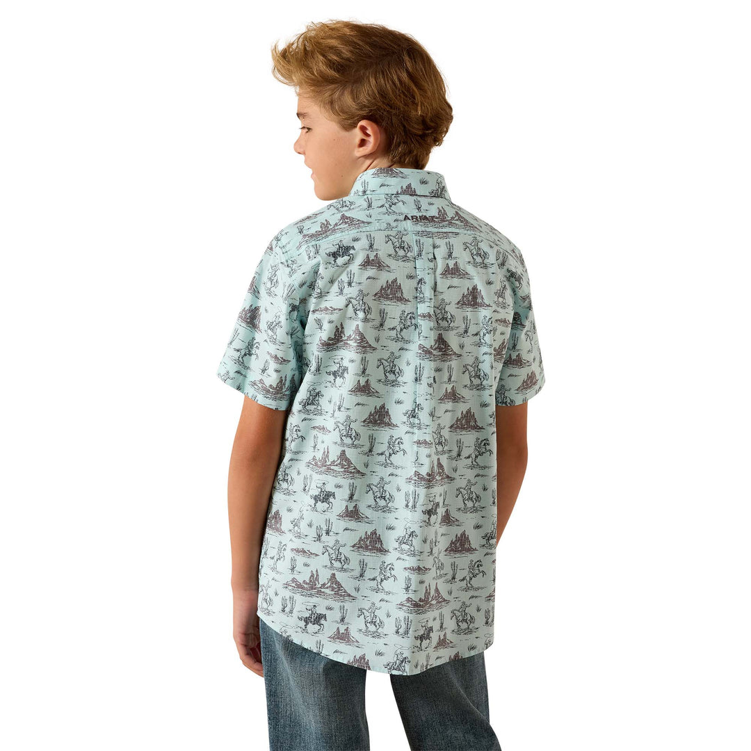 Ariat Boys Blue Pratt Shirt