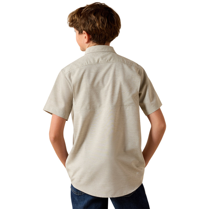 Ariat Boys VenTEK Outbound Heathered Classic Fit Shirt