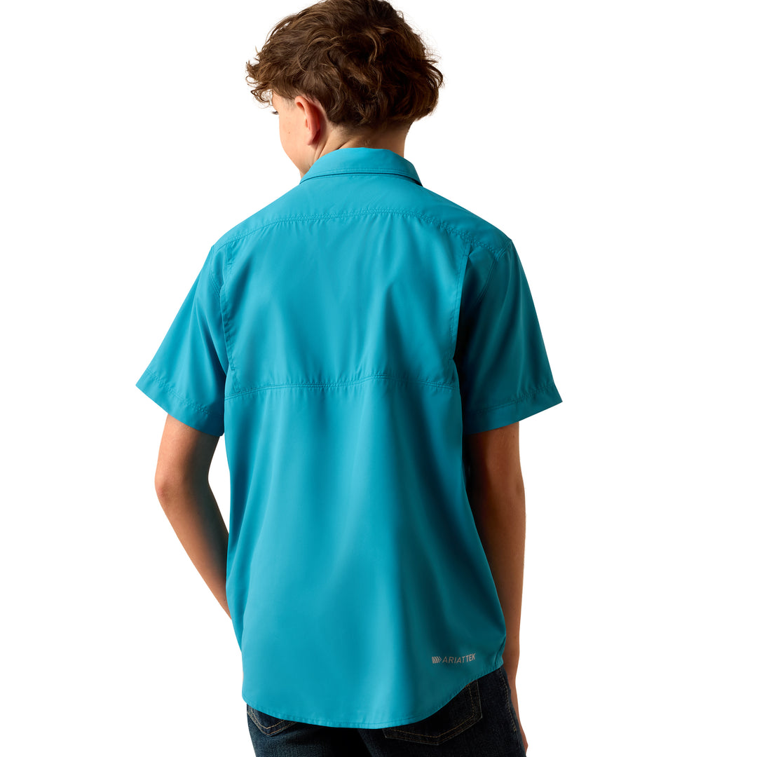 Ariat Boys Blue VentTEK Outbound Classic Fit Shirt