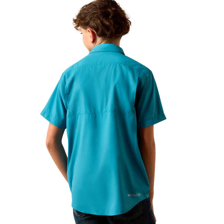 Ariat Boys Blue VentTEK Outbound Classic Fit Shirt