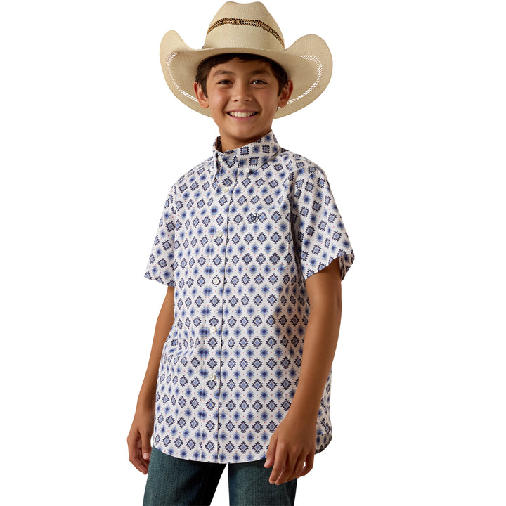 Ariat Boys Baxter Short Sleeve Shirt