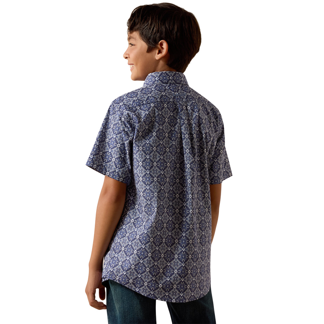 Ariat Boys Bill Short Sleeve Shirt
