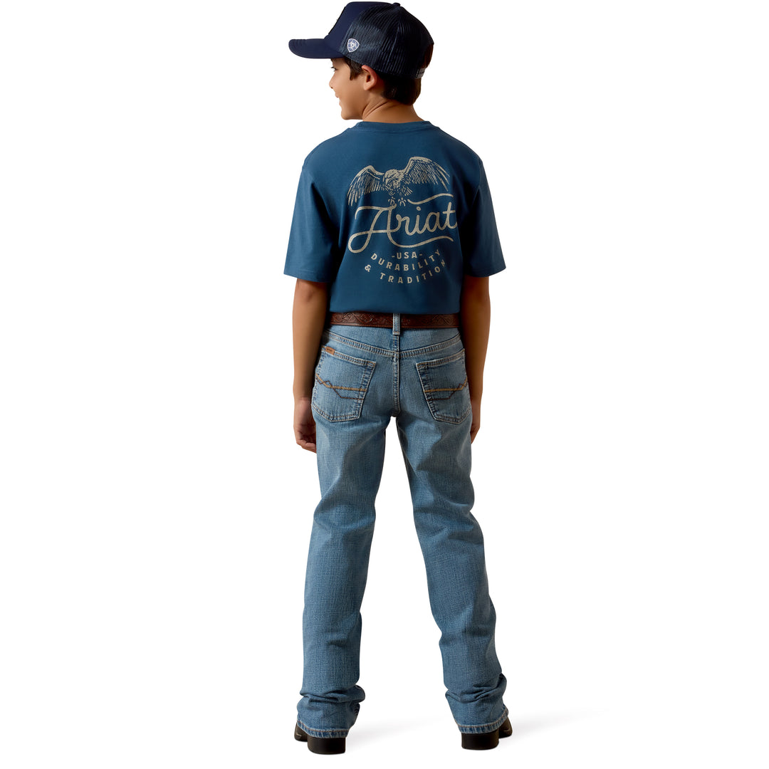 Ariat Boys B4 Relaxed Palmer Boot Cut Jeans
