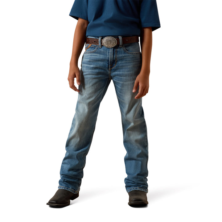 Ariat Boys B4 Relaxed Palmer Boot Cut Jeans