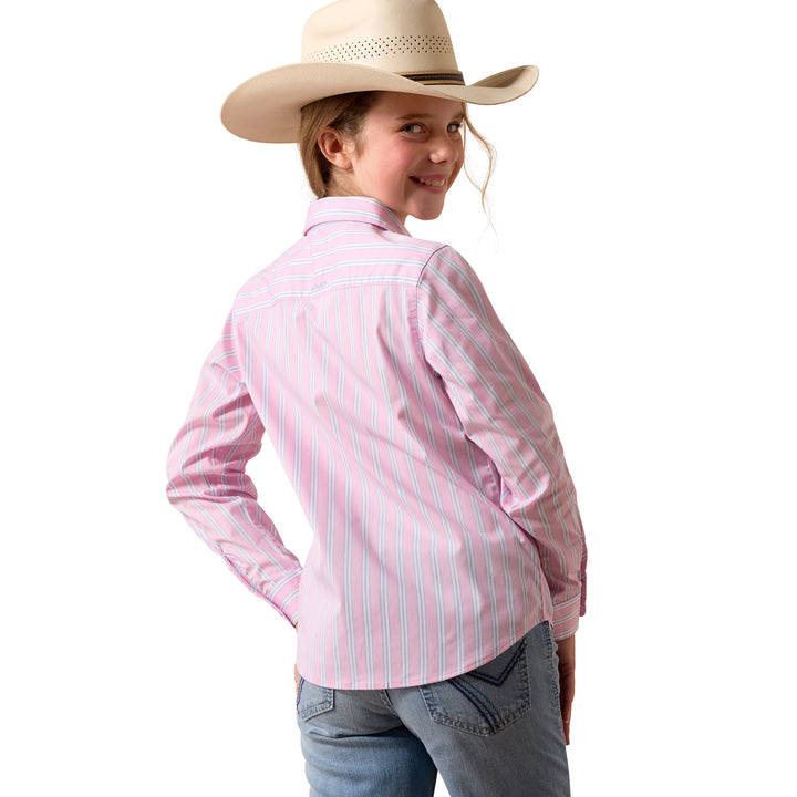 Ariat Girls Pink Kirby Shirt