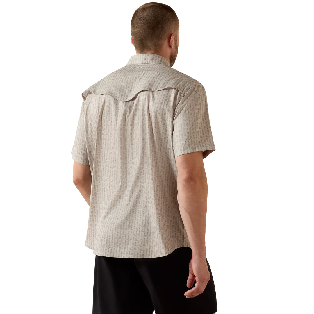 Ariat Mens Printed Western VentTEK Classic Fit Snap Shirt