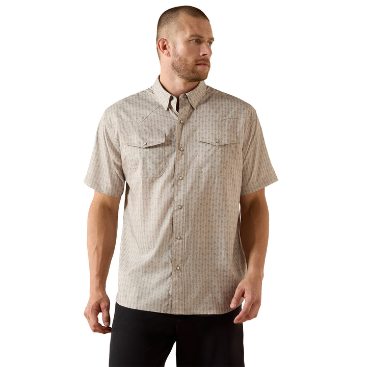 Ariat Mens Printed Western VentTEK Classic Fit Snap Shirt